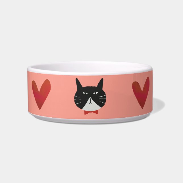 Tigela Mr. Valentine the Cat (Frente)