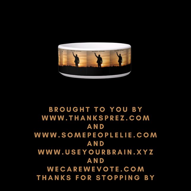 Tigela Muito obrigado, Senhor Presidente Joe Biden (Criador carregado)