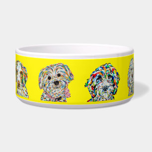 Tigela Muitos Cães - Bowl Amarelo