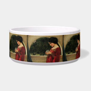 Tigela Mulher da Bola de Cristal Pintura de Waterhouse