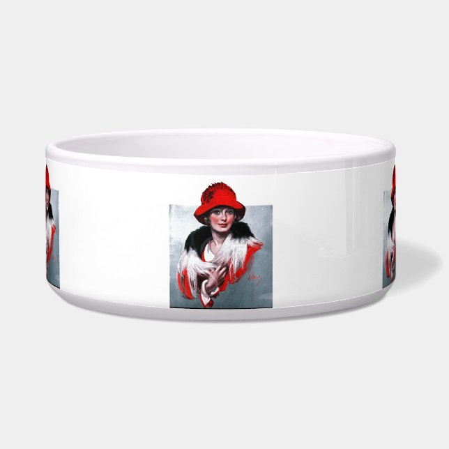 Tigela Mulher em Red Hat (Frente)
