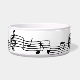 Tigela Music Notes Pet