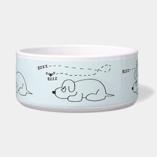 Tigela Na idade de um cão