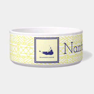 Tigela Nantucket Love Dog Bowl