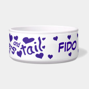 Tigela Nariz e dedos..... Doggy Bowl