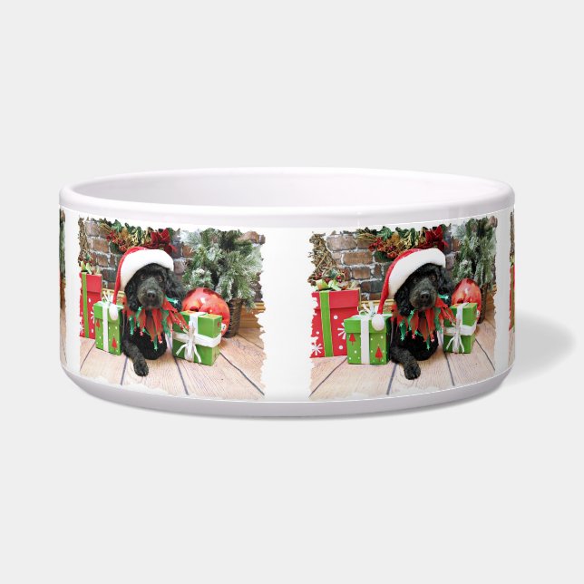 Tigela Natal - LhasaPoo - amigo (Frente)