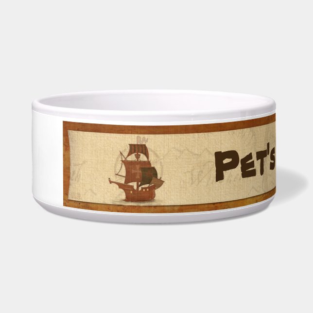 Tigela Navio Mistério Pirata (Esquerda)