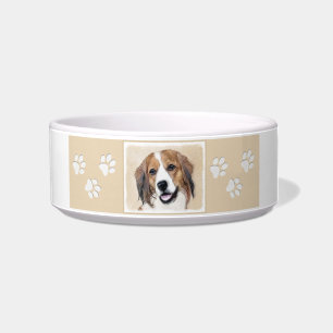 Tigela Nederlandse Kooikerhondje - Pintura de Cachorro