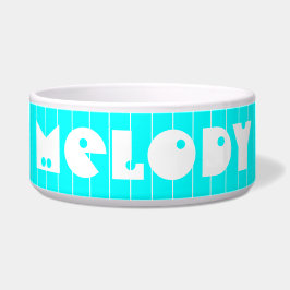 Tigela Neon Cyan White Thin Vertical Strike Name