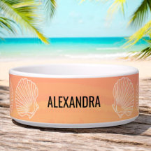 Nome de Pet Personalizado - Cascas de Mar de Praia