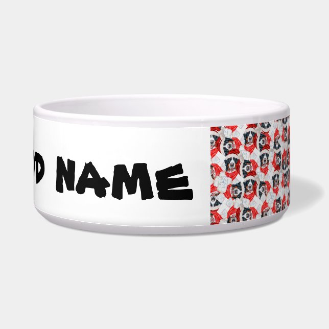 Tigela Nome Divertido de Montanha de Berna no Natal (Direita)