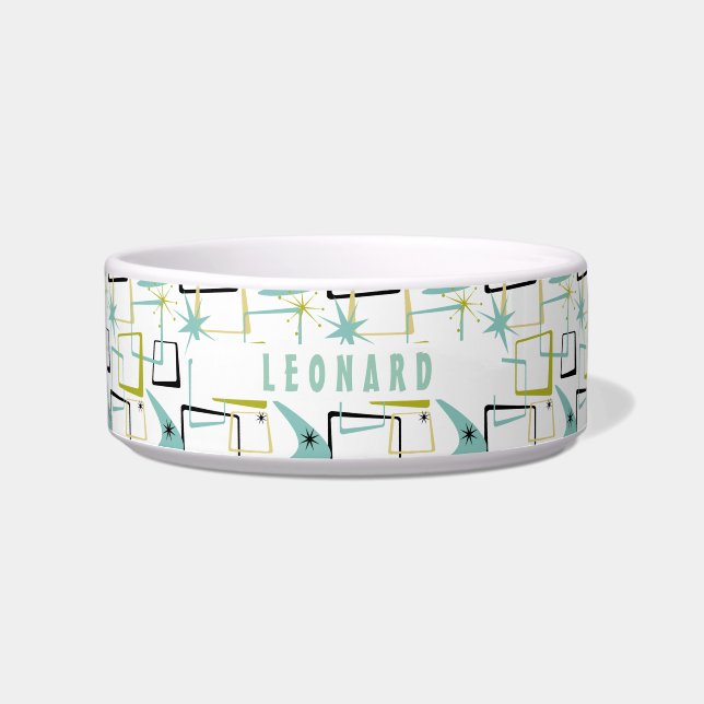 Tigela Nome dos quadrados Espaciais do Abstrato Atômico d (Frente)