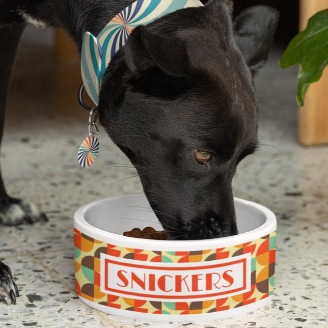 Tigela Nome Personalizado 70s Retroativo (Criador carregado)