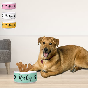 Tigela Nome Personalizado Cachorrão Cerâmico - Pet Person
