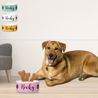 Tigela Nome Personalizado Cachorrão Cerâmico - Pet Person