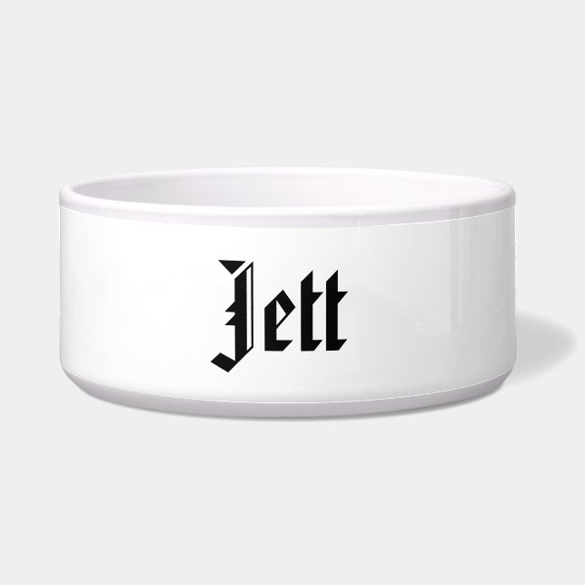 Tigela Nome Personalizado Cachorro (Frente)