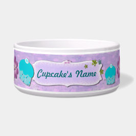Tigela Nome PERSONALIZADO do Meu Pequeno Cupcake