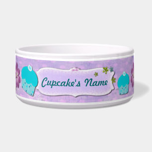 Tigela Nome PERSONALIZADO do Meu Pequeno Cupcake