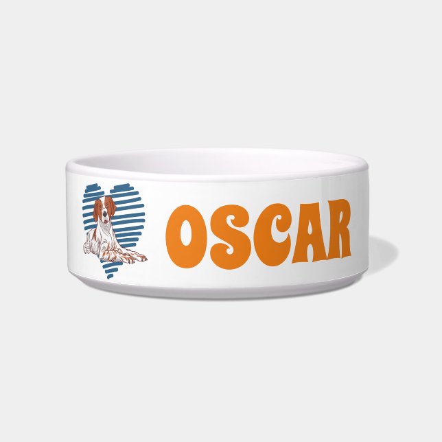 Tigela Nome personalizado do sobrevoo de Bretanha persona (Frente)