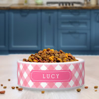 Nome Personalizado, Sweet Baby Pink Gingham