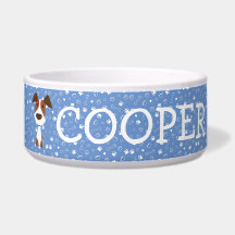 Nomes personalizáveis de cão Terrier Jack Russell