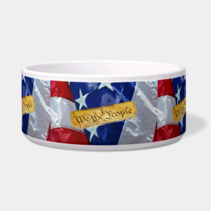 Tigela Nós, A Bandeira Americana Da Pessoas