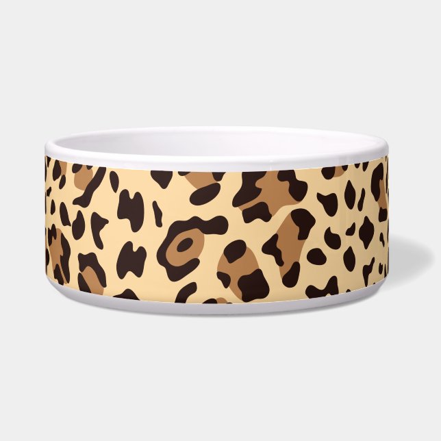 Tigela Nova Textura de Leopardo 6 (Frente)