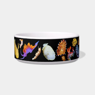 Tigela Nudibranch & Sea Slug Ceraminc Pet Bowl