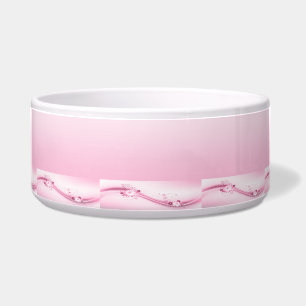 Tigela O rosa floresce ondas de n