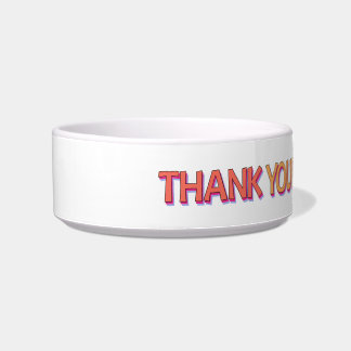 Tigela Obrigado Por Ser Um Amigo Oficial PET BOWL