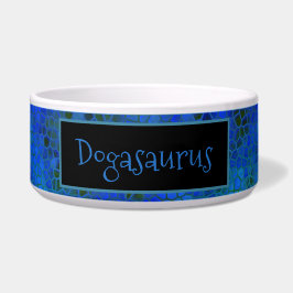 Tigela Ocultar dinossauro Azul Personalizado