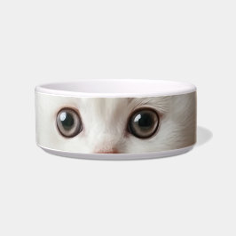 Tigela Olhar Sensível: Cerâmica Minimalista de Gatinho Br