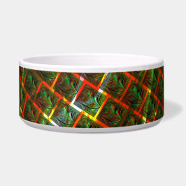 Tigela "Olhos verdes enquadrados", arranhões ou ralagem v