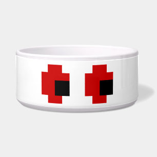 Tigela Olhos Vermelhos De 8 Bits