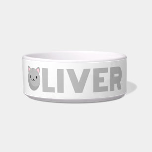 Tigela Oliver Cinza ou Ginger Cat Bowl