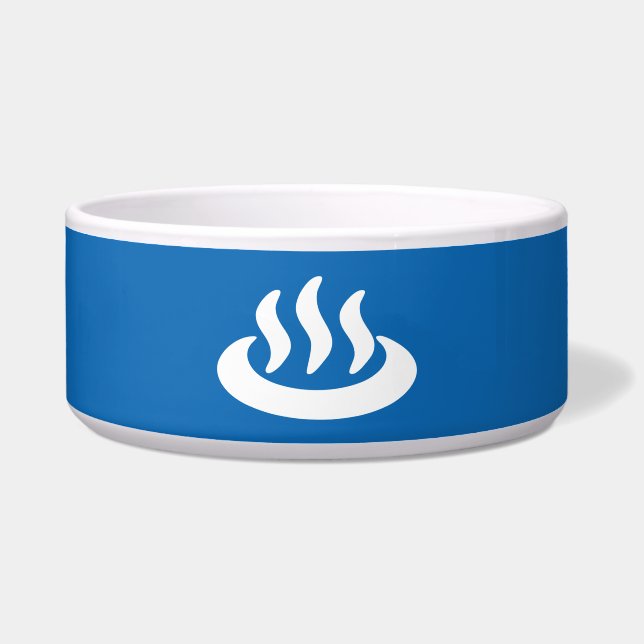 Tigela Onsen ♨ Hot Primavera 温 泉 Sinal Japonês (Frente)