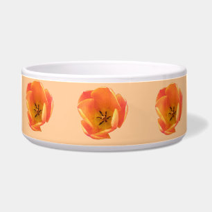 Tigela Orange Tulip Dog Bowl
