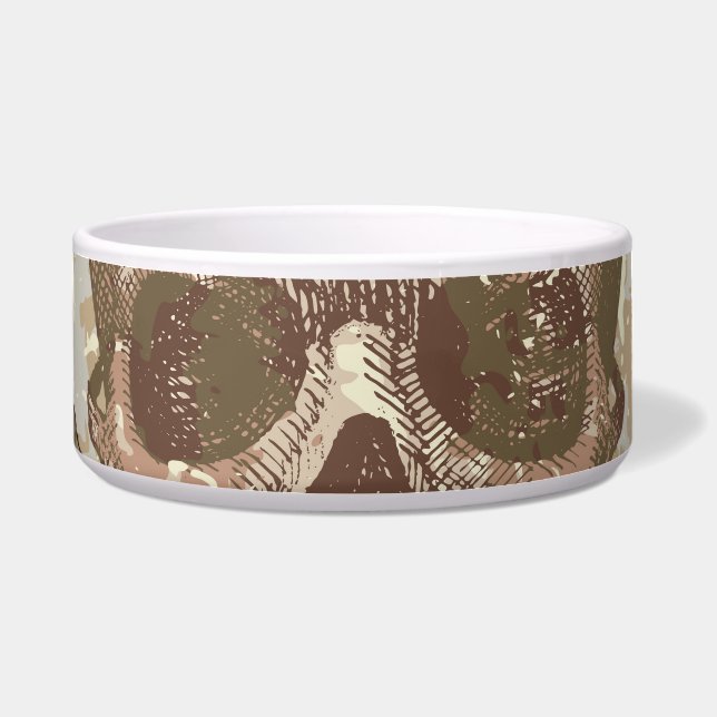 Tigela Ornamento de Hulhas e Rosas Retro (Frente)