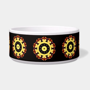 Tigela Ornamento do Sol Amarelo