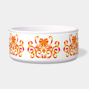 Tigela Ornamentos Rainbow Heart e Lily