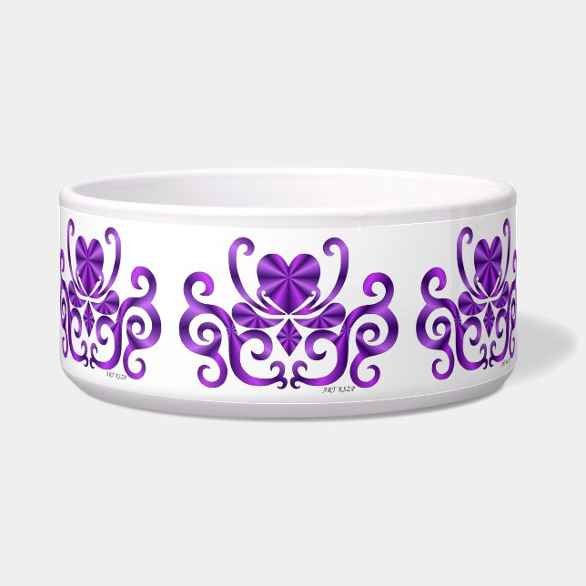 Tigela Ornamentos Rainbow Heart e Lily (Frente)