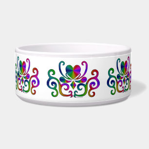 Tigela Ornamentos Rainbow Heart e Lily