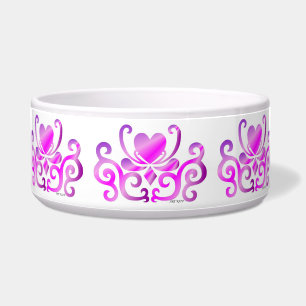 Tigela Ornamentos Rainbow Heart e Lily