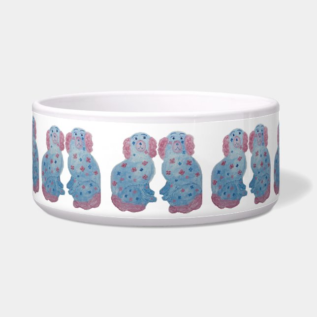 Tigela Os Cães das Irmãs do Cão Staffordshire (Frente)