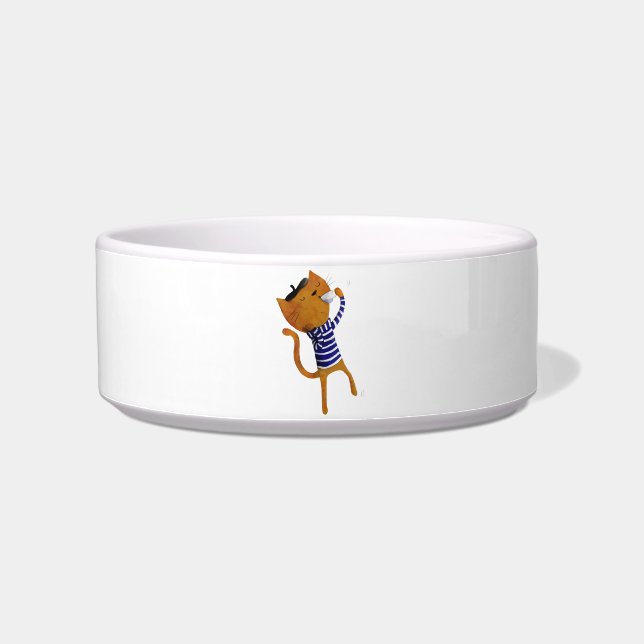 Tigela Os franceses refrigeram o gato (Esquerda)