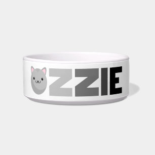 Tigela Ozzie Cinza ou Ginger Cat Bowl