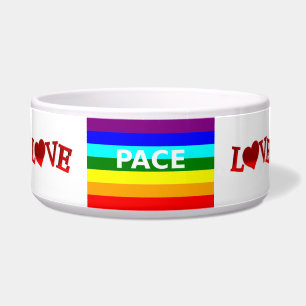 Tigela Pace (Paz) e Love Pet Bowl