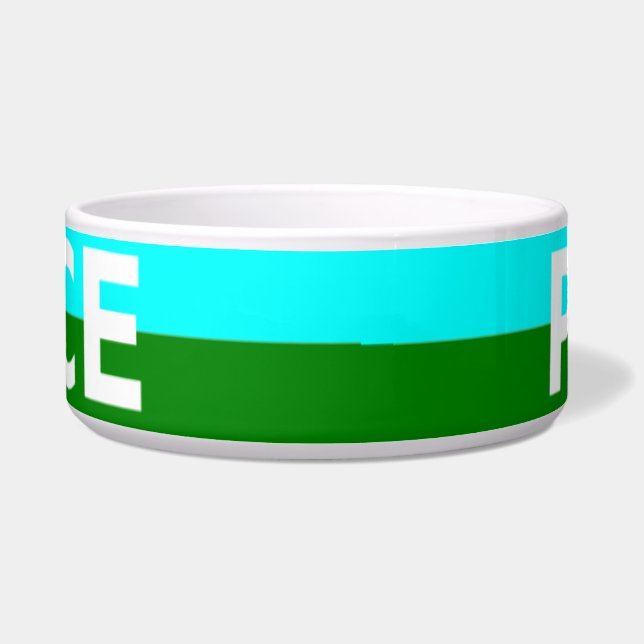 Tigela Pace (Paz) Pet Bowl (Frente)