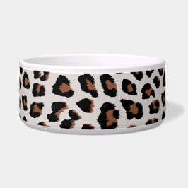 Tigela Padrão Clássico de Estampa de Leopardo