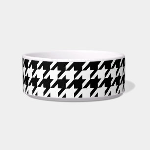 Tigela Padrão clássico de tecelagem de houndstooth